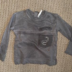Zara Brontosaurus Long Sleeve 12-18 Month (two paint spots)